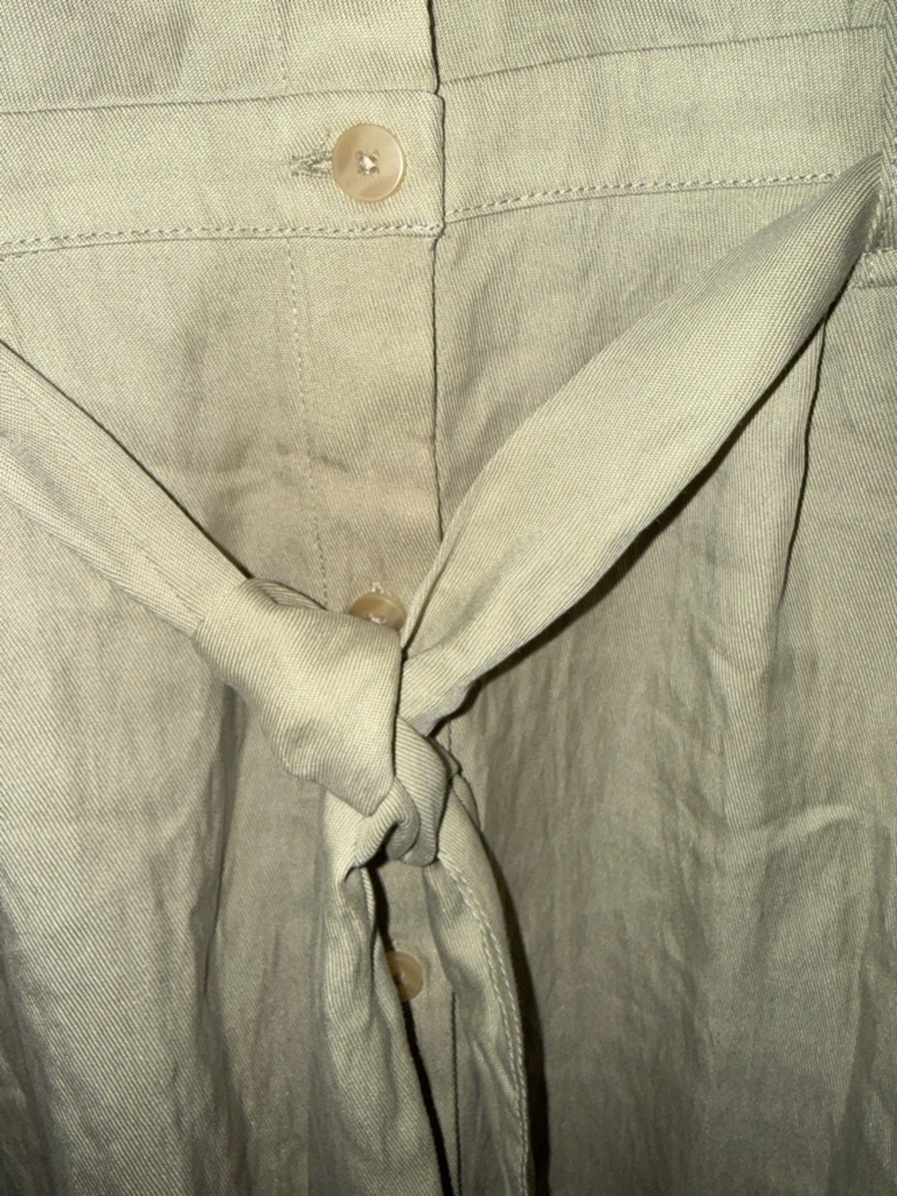a new day Olive/Sage Green Button-Front Midi /Maxi Dress - Picture 5 of 7